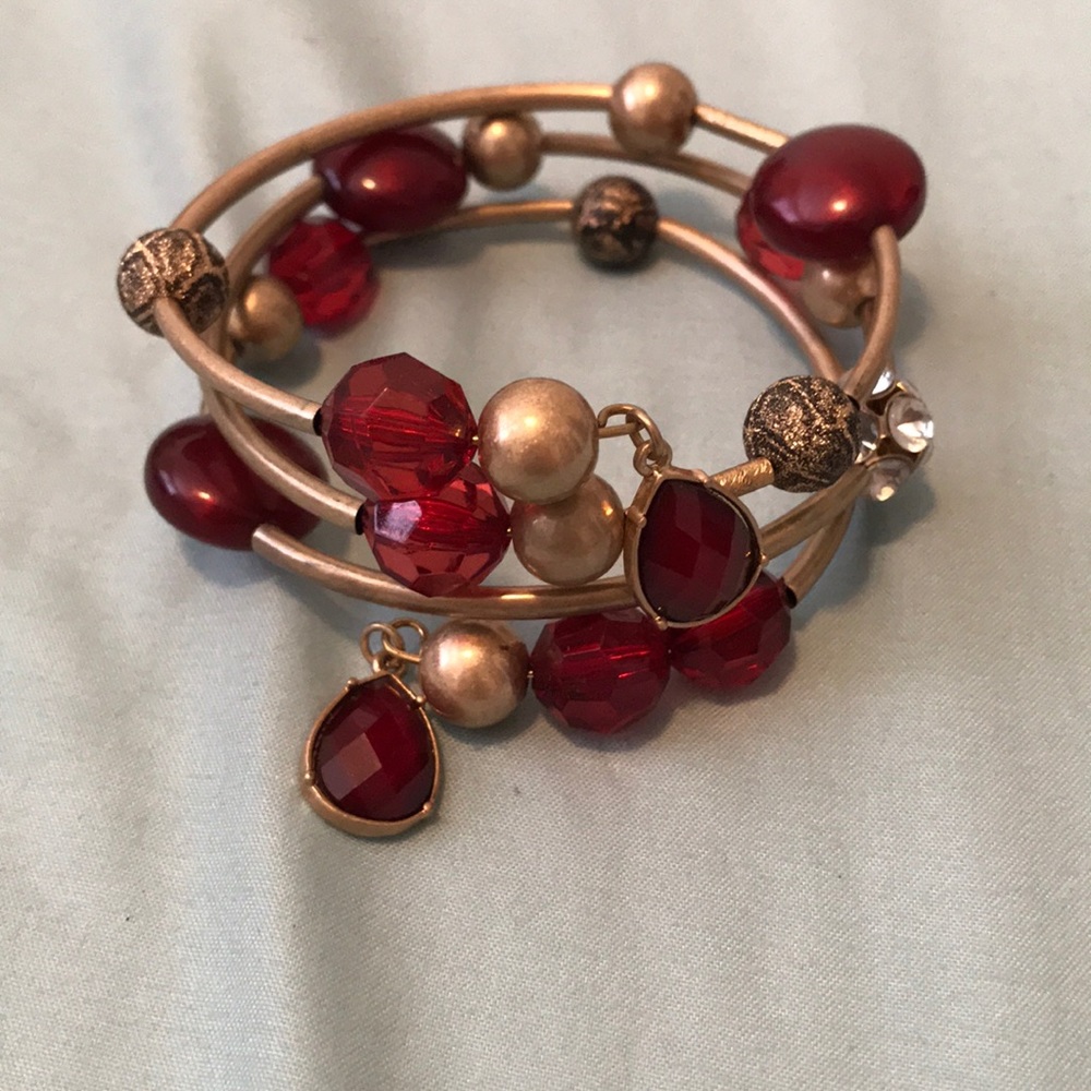 Red and Gold Bangle.